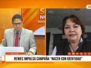 Reniec impulsa campaña nacional para registrar gratis a recién nacidos