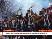 Deportes: Alianza Lima es campeón del Torneo Apertura de la Liga 1