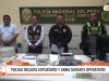 La Libertad: policía incauta explosivos y armas durante operativos