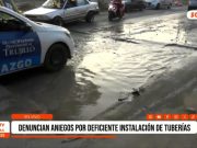 Trujillo: Denuncian aniegos por deficiente instalación de tuberías en Avenida Villarreal
