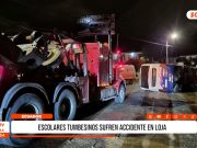Tumbes: escolares sufren accidente en bus en Ecuador