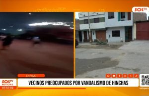 Trujillo: Vecinos preocupados por vandalismo de hinchas