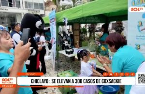 Chiclayo: Se elevan a 300 casos de Coxsackie