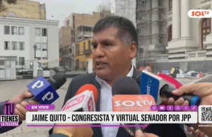 «El ministro de Relaciones Exteriores tiene que venir a responder por el retraso en la entrega del material electoral y por la presencia del embajador de EE.UU. en las instalaciones de ONPE y JNE»: Jaime Quito, congresista y virtual senador de Juntos por el Perú