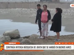 Trujillo: continúa intensa búsqueda de joven que se ahogó en Buenos Aires