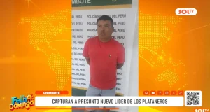 Trujillo: capturan a presunto nuevo líder de Los Plataneros