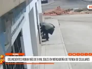 Piura: delincuentes roban más de 9 mil soles en mercadería de tienda de celulares