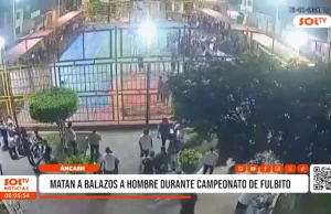 Áncash: matan a balazos a hombre durante campeonato de fútbol