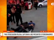 Lima: Tras persecución policial capturan a dos presuntos extorsionadores