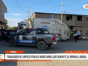 Piura: Trabajador de limpieza pública murió arrollado durante su jornada laboral