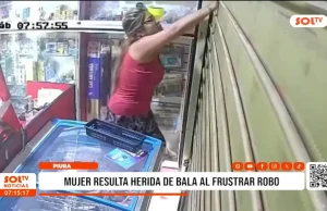 Piura: Mujer resulta herida de bala al intentar frustrar robo