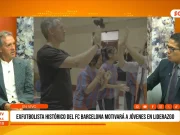 Exjugador del Barcelona impulsa educación y deporte para niños en La Libertad