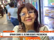 Ciudadanos evalúan debate presidencial y expresan demandas al próximo gobierno