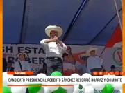 Áncash: Roberto Sánchez recorrió Huaraz y Chimbote