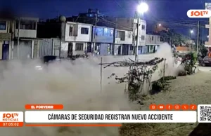 Trujillo: cámaras de seguridad registran nuevo accidente