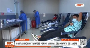 Trujillo: HRDT anuncia actividades por día mundial del donante de sangre