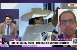 Omar Awapara, secretario general de la Asociación Civil Transparencia: «No hemos observado ningún tipo de evidencia de fraude, nos preocupa la conducta antidemocrática del candidato Roberto Sánchez»