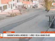 Trujillo: camioneta mata a menor de 11 años y deja a mamá en UCI