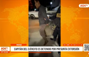 La Libertad: capitán del ejercito es detenido por presunta extorsión
