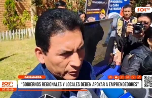 Cajamarca: Gobiernos regionales y locales deben apoyar a emprendedores