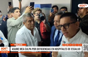 Chiclayo: asume mea culpa por deficiencias en hospitales de Essalud