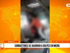 Trujillo: conductores se agarran a golpes en micro