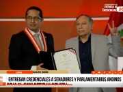 Lima: entregan credenciales a senadores y parlamentarios andinos