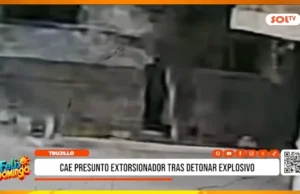 Trujillo: cae presunto extorsionador tras detonar explosivo