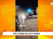 Poroto: triple choque deja 7 heridos