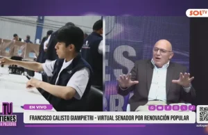 «Keiko es la virtual presidenta y es difícil revertir esto; Sánchez es irresponsable al empujar las manifestaciones»: Francisco Calisto Giampietri, virtual senador por Renovación Popular