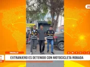 Florencia de Mora: detienen a extranjero con moto robada