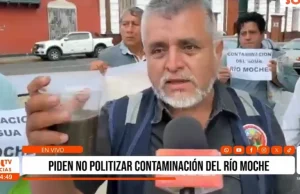 Trujillo: Advierten grave contaminación del río Moche y exigen declarar emergencia
