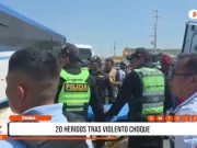 Piura: 20 heridos tras violento choque