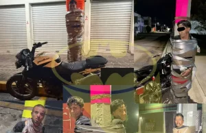 Delincuentes aparecen atados y amordazados tras presuntos robos de motocicletas en México