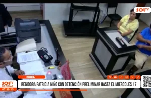 Piura: regidora Patricia Niño con detención preliminar hasta el miércoles 17