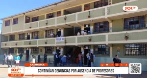 Cajamarca: continúan denuncias por ausencia de profesores