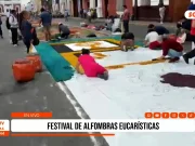 Trujillo: Festival de alfombras eucarísticas