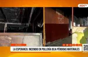 La Esperanza: Incendio destruye pollería en Wichanzao