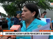 Trujillo: Enfermeras acatan plantón por recorte de guardias en Hospital Regional