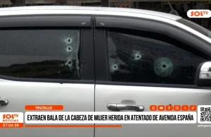 Trujillo: extraen bala de la cabeza de mujer herida en atentado de av. España