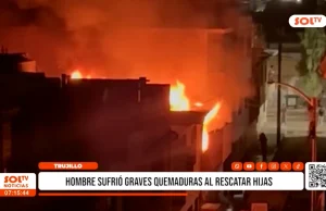 Trujillo: padre fallece tras sufrir graves quemaduras en incendio
