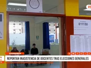 Cajamarca: UGEL sancionará a docentes por inasistencia