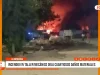 Trujillo: incendio en taller mecánico deja cuantiosos daños materiales