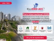 ESAN, UNI, San Marcos y UNALM coorganizan foro internacional sobre gestión del riesgo de desastres y adaptación al cambio climático
