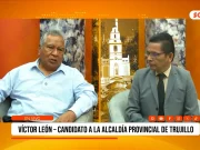 Víctor León: Expone sus propuestas a la alcaldía provincial de Trujillo