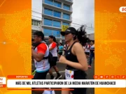 Deportes: más de mil atletas participaron en la media maratón de Huanchaco