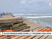 Chiclayo: oleajes provocan daño en muelle y pescadores piden apoyo
