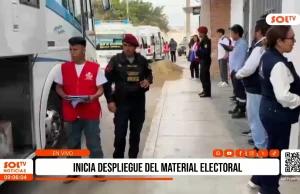 Trujillo: distribuyen material electoral para zonas alejadas