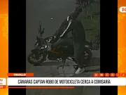 Trujillo: cámaras captan robo de motocicleta cerca a comisaría