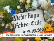 Piura: realizan romería por cumpleaños de alcalde asesinado